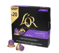 L'Or Espresso Café Profondo Intensité 8 Capsules en Aluminium Compatibles avec les Machines Nespresso