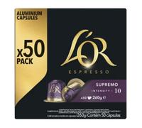L'OR SUPREMO CAPSULES x 50 x5 (250 capsules au total)