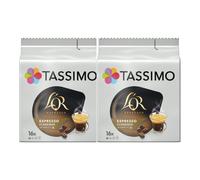 L'OR Tassimo Capsules de Café Espresso Classique x16 (Lot de 2)