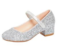 Lora Dora Chaussures Mary Jane de fête à Talon Bas avec Bride pour Fillettes