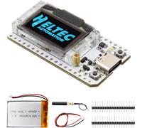 Lora ESP V3 Board with 3000mAh Meshtastic Lora ESP Battery with 868MHz OLED Antenna Display WiFi Development Board + BLE Dual Core IoT Board Compatible with Arduino/Meshtastic