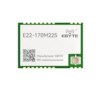 Lora SX1262 Émetteur-récepteur sans fil SPI CDEBYTE E22-170MxxS 22-33dBm longue portée 6-16 km TXCO SMD faible puissance FSK et GFSK intégré PA+LNA (170 m 22 dbm 5 km)