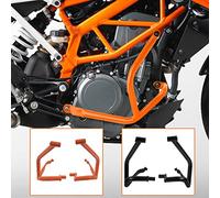 Lorababer Barre de Protection en Acier pour Moto, Cadre de Protection du réservoir, Protection du Moteur Compatible avec K.T.M DUKE250 DUKE390 Duke 250 390 2017-2023 2018 2019 2020 2021 2022 (Orange)