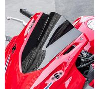 Lorababer Déflecteur de pare-brise de moto pour CBR500R 19-22 Protecteur de visière de carénage avant à double bulle compatible avec H-onda CBR 500 R CBR 500R CBR-500-R 2019 2020 2021 2022 (Fumée)