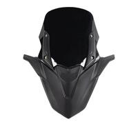 Lorababer Déflecteur de vent de pare-brise de moto avec rétroviseur latéral compatible avec Y-amaha NMAX155 NMAX125 NMAX nmax 125 155 2021-2024 Accessoires modifiés pour panneau (Noir)