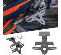 Lorababer Support de Plaque d'immatriculation arrière pour Moto Fender Eliminate Kit Tail Tidy Compatible avec K.T.M RC390 RC 390 2022 2023 Support de feu arrière