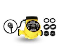 LORAC | Pompe de circulation 220-240 V, 3 niveaux de puissance (46/67/93W), pour chauffage central, piscine, pompe à chaleur, système solaire, débit max 55 l/min, IP44, surpresseur pour eau chaude