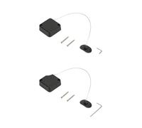 Loradar Lot de 2 câbles de sécurité rétractable avec adhésif double face, verrouillage de sécurité télécommande, câble anti-perte pour TV, DVD, plus besoin de rechercher la télécommande TV