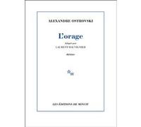 L'orage Alexandre Ostrovski (Auteur), Laurent Mauvignier (Adapté)