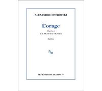 L'orage - Alexandre Ostrovski - Minuit - broché - Théâtre