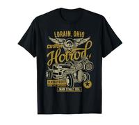 Lorain Oh Hotrod Style Vintage Voiture Moto Design T-Shirt