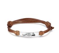 lorajewel Bracelet Homme Personnalisé Bracelet Cuir Bracelet Noms Texte Photo Gourmette Homme Personnalisé Cadeau pour Maman, Papa, Noël, Fête des pères,Saint-Valentin (Name-Marron)