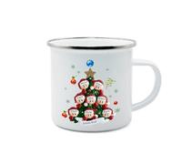 lorajewel Mug émaillé Personnalisé avec Nom Date 350ml Céramique Tasse Cadeau pour les Enfants Garçons Filles Entrée à l'école Jardin d'enfants Sac d'école Rose Fuselé (8 name)