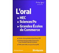 L'oral hec / sciences po / grandes écoles de commerce - Véronique Bonnet - Studyrama Eds - broché - Scolaire / Universitaire