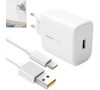 LORANKA-65W Chargeur Rapide avec Câble USB C 1.5M, Compatible Find X7/X6/X5/X3/X2 Pro Reno 11/10/8/7/6, A96/A94/A77, USB-C Charge