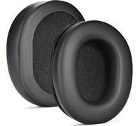 LORANKA-Coussinets M50X de Remplacement Compatibles avec ATH-M50X / M50XBT / M50XBT2 / M50XSTS / M50RD / M40X / M30X / M20X / M20xBT / MSR7 / SX1 ¿ Cuir Souple Proteiné (Noir)