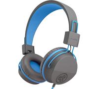 LORANKA-JBuddies Studio Casque Audio avec Fil pour Enfants, Casque Câblé Filaire Supra-Auriculaire pour Jeunes Oreilles avec Limiteur de Volume, Isolation Sonore et Micro, Bleu