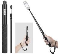 LORANKA-Perche à Selfie Invisible pour Insta360 120 cm / 47.2 in, Perche d'extension Portable en Alliage d'aluminium avec vis de 6,35 mm et dragonne pour Insta 360 X5 X4 Air X3 One X2 Osmo 360