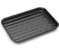 LORANKA-Plateau à griller réutilisable en émail, accessoire barbecue, 34.5x23cm