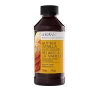 Lorann Oils Bakery Emulsions Arôme naturel et artificiel Vanille Beurre Multicolore 118 ml
