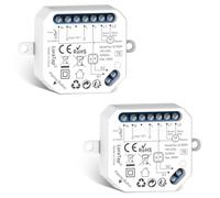 LoraTap 2 Interrupteur Module Volet Roulant Connecté, Commutateur Rideau Stores WiFi, Compatible avec Alexa Google Home pour Commande Vocale, Minuterie Intelligent Moteur Mural