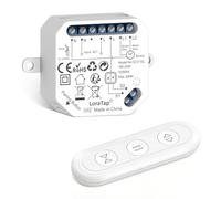 LoraTap Kit de commande de volet roulant radio universel 868 MHz - Télécommande + récepteur pour volets roulants, stores, auvents, montage rapide et facile