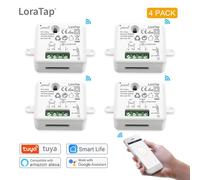 LoraTap Mini Module de bricolage Wifi interrupteur d'éclairage sans fil APP télécommande interrupteur 220V maison intelligente commutateurs électriques Bleu 1 PACK