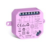 LoraTap Module de Commande de Volet Roulant ZigBee: Commande Vocale Alexa, Moteurs à 4 Fils, Interrupteurs Muraux. Contrôle Intelligent, Requiert une Passerelle LoraTap ZigBee