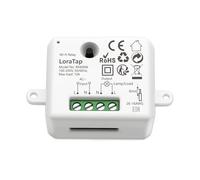 LoraTap Module de relais WiFi Smart Home Switch avec minuterie Télécommande via téléphone portable pour domotique DIY Montage et encastrement Compatible avec Google Home