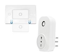 LoraTap Prise télécommandée avec télécommande, prise électrique italienne avec interrupteur sans fil, 200 m, télécommande sans fil, pour appareils ménagers, 16 A/3500 W, 2 ans de garantie