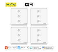LoraTap Tuya Smart Life rideau de volet roulant bouton-poussoir télécommande via Google Assistant Alexa 4 PACK