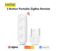 LoraTap ZigBee 3.0 sans fil 14 EU US bouton poussoir à distance Tuya scène automatisation commutateur de contrôle vie intelligente App Hub besoin - Type 3 Button Remote