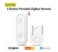 LoraTap ZigBee 3.0 sans fil 14 EU US bouton poussoir à distance Tuya scène automatisation commutateur de contrôle vie intelligente App Hub besoin - Type 2 Button Remote