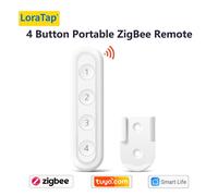 LoraTap ZigBee 3.0 sans fil 14 EU US bouton poussoir à distance Tuya scène automatisation commutateur de contrôle vie intelligente App Hub besoin - Type 4 Button Remote