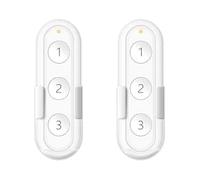 LoraTap ZigBee Lot de 2 télécommandes intelligentes à 3 boutons pour modules de commutation de volet roulant Tuya, compatible avec l'application Smart Life, facile à utiliser, hub ZigBee nécessaire