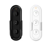 LoraTap ZigBee Lot de 2 télécommandes intelligentes à 3 boutons pour modules de commutation de volet roulant Tuya, compatible avec l'application Smart Life, facile à utiliser, hub ZigBee nécessaire