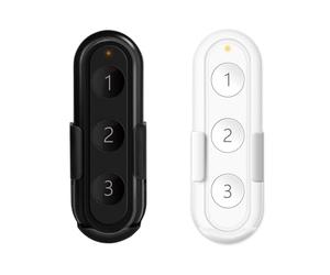 LoraTap ZigBee Lot de 2 télécommandes intelligentes à 3 boutons pour modules de commutation de volet roulant Tuya, compatible avec l'application Smart Life, facile à utiliser, hub ZigBee nécessaire