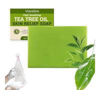 Loravey Relief Soap Bar,Eliminates Foot Odor at the Source,Natural Loravey Tea Tree Oil Soap,Teas Trees Antifungal Soaps,With Tea Tree Oil & Coconut, Plant-Based Formula for Face & Body (1)