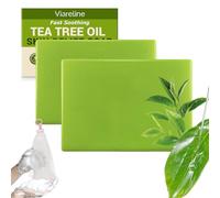 Loravey Relief Soap Bar,Eliminates Foot Odor at the Source,Natural Loravey Tea Tree Oil Soap,Teas Trees Antifungal Soaps,With Tea Tree Oil & Coconut, Plant-Based Formula for Face & Body (2)
