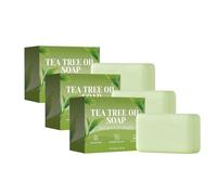Loravey Relief Soap Bar,Loravey Tea Tree Oil Soap,Natural Foot & Body Soaps,Gentle Purifying Tea Tree Soaps,Plant-Based Formula for Face & Body,Odor Control & Daily Refreshing Cleanse (3)