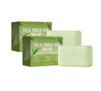 Loravey Relief Soap Bar,Loravey Tea Tree Oil Soap,Natural Foot & Body Soaps,Gentle Purifying Tea Tree Soaps,Plant-Based Formula for Face & Body,Odor Control & Daily Refreshing Cleanse (2)