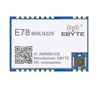 LoRaWAN SoC ASR6601 Module émetteur-récepteur sans fil SMD IPEX 868 MHz E78-868LN22S (6601) 22 dBm sans fil SMD IPEX pour radio RF TCXO