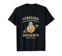 L'orbite cosmique de la crème glacée Desserts est stressée à l'envers T-Shirt