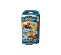 Ravensburger Disney Lorcana TCG : Deck préconstruit pour 1 Joueur La Mer Azurite - Émeraude & Saphir, dès 8 Ans