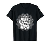 Lord Ganesha Mandala Yoga Méditation T-Shirt