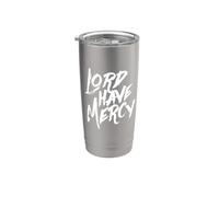 Lord Have Mercy Catholic Mass Prières et réponses Gobelet isotherme en acier inoxydable double paroi