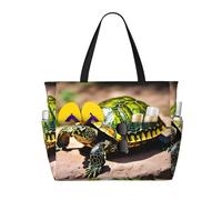 Lord Howe Island Sea Turtle Print Sac de voyage grande capacité pour femme Sac fourre-tout de plage Sac de sport, pour voyage, gym, vacances