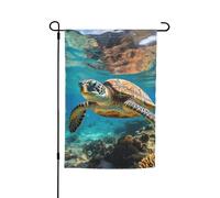 Lord Howe Island - Tortue de mer - 30,5 x 45,7 cm - Pour porche - Toutes saisons - Décoration de cour
