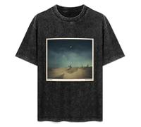 Lord Huron Lonesome Dreams Vinyl CD Cover Men's T-Shirt Graphic Shirts Unisex Black Tee L