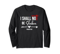 Lord I Shall Not Be Shaken Bible Verse Psalm 16:8 Christian Manche Longue